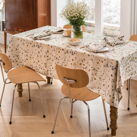 Botanical Linen Tablecloth