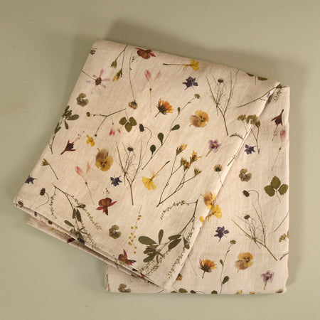 Botanical Linen Tablecloth