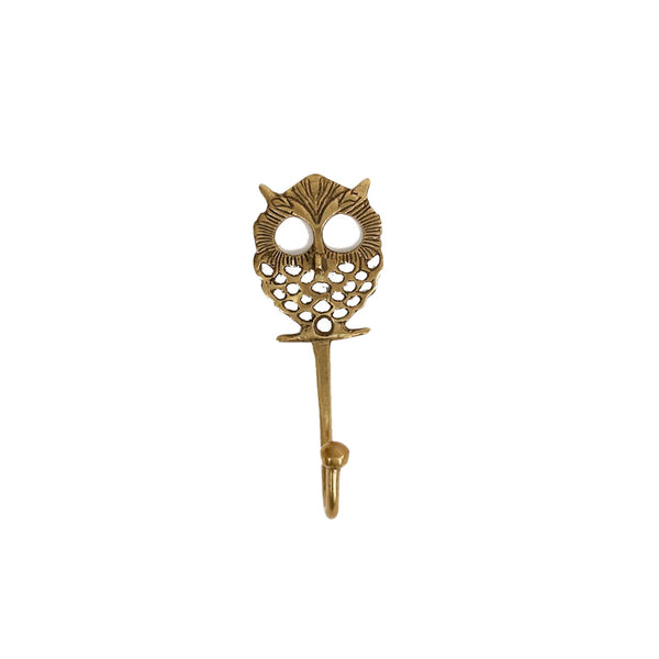 Brass Owl Hook