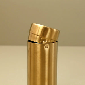 Brass Salt and Pepper Shakers Set