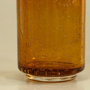 Bubbled Tumbler /  Amber