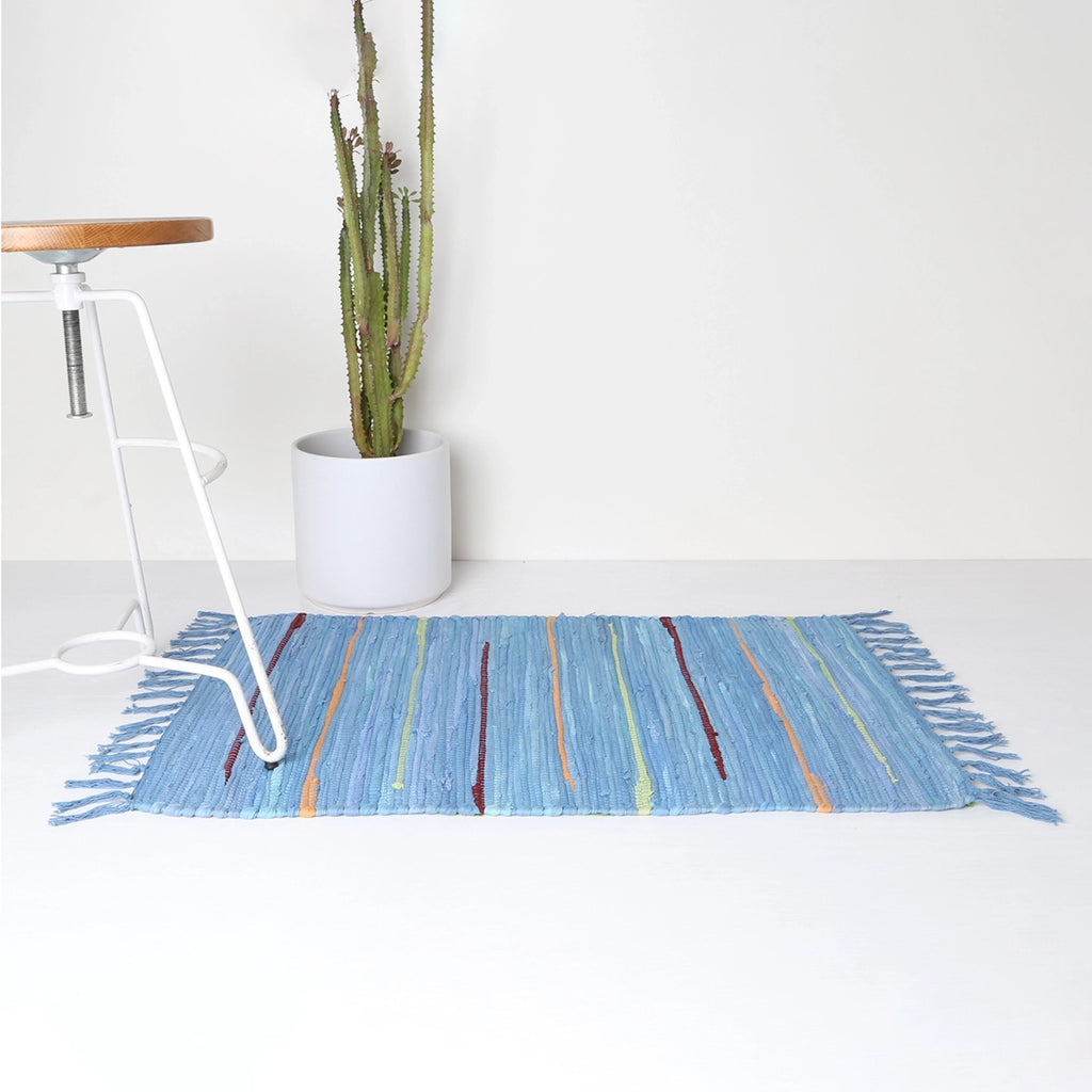 Canyon Stripe Rug / Blue
