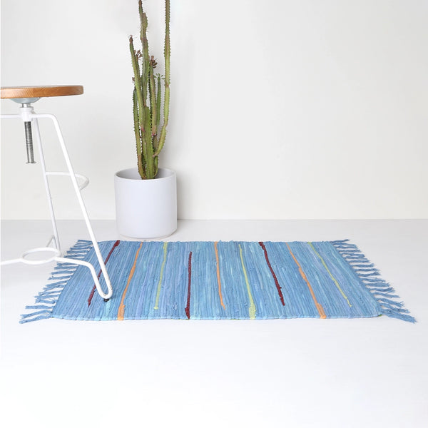 Canyon Stripe Rug / Blue