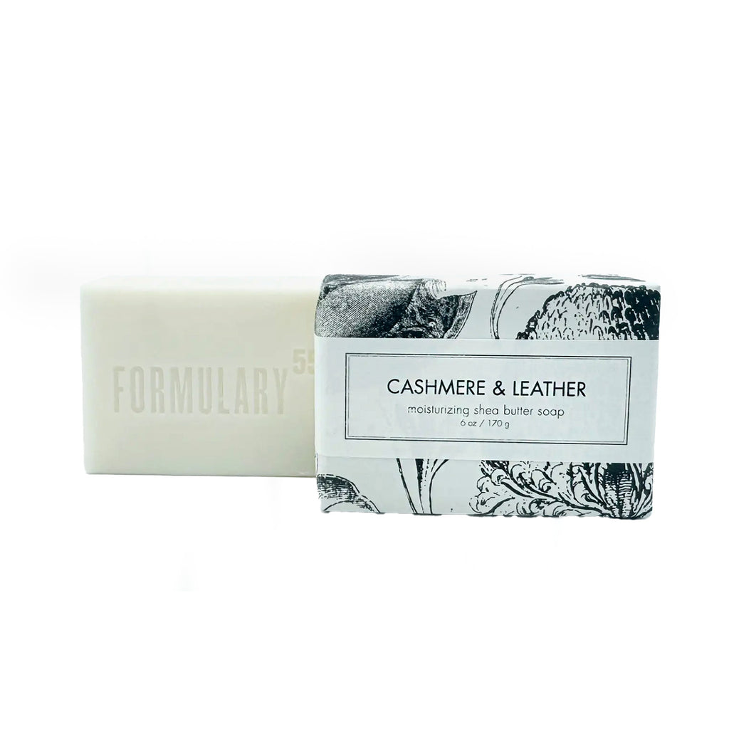Shea Butter Soap Bar / Cashmere & Leather
