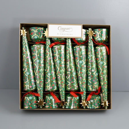 Caspari Merry & Bright Christmas Cone Crackers