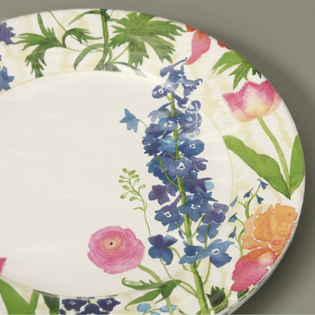 Caspari Paper Dinner Plates /  Summer Garden