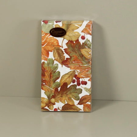 Caspari Paper Guest Napkins / Autumn Leaves