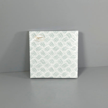 Caspari Paper Linen Dinner Napkins / Basketry Mist