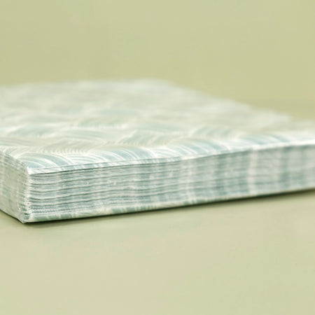 Caspari Paper Luncheon Napkins / Basketry Mist