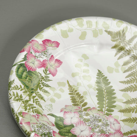 Caspari Paper Salad & Dessert Plates / Fern Garden