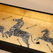 Zebras Gold Lacquer Bar Tray