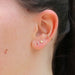 Cast Wild Rose Thorn Earrings