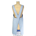 Cotton Cross Back Apron / Sky Blue