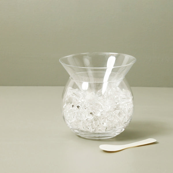 Glass Cavier Chiller & Martini Glass