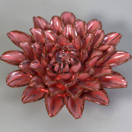 Ceramic Flower / Blush Star Dahlia