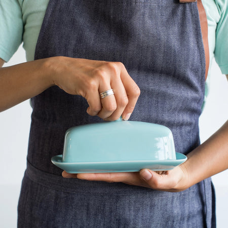 Ceramic Butter Dish / Eggshell