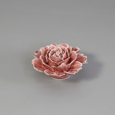 Ceramic Flower / Rose Pink