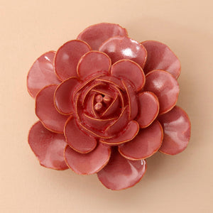 Ceramic Flower / Blush Pink Begonia