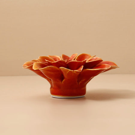 Ceramic Flower / Orange Paris Daisy