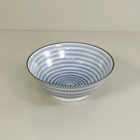 Dash Ceramic Bowl / Navy Blue
