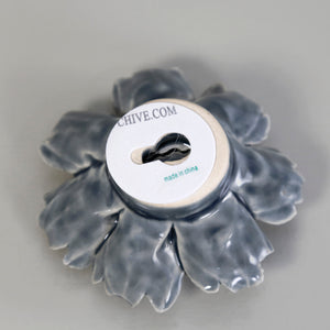Ceramic Flower / Rose Grey