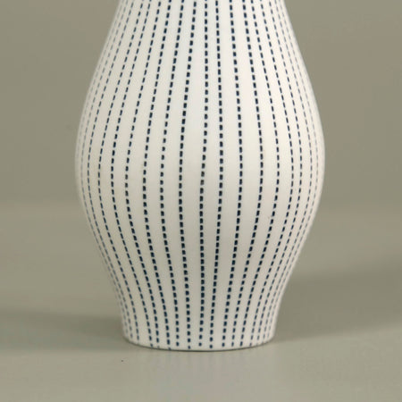 Chamon Medium Porcelain Vase / Blue Dash