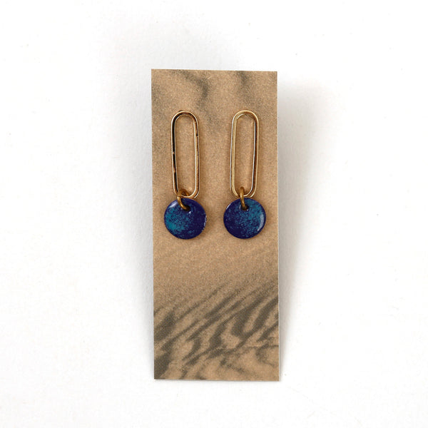 Baritone Earrings / Cobalt