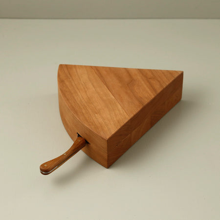 Cheese Block with Knife / Cherry