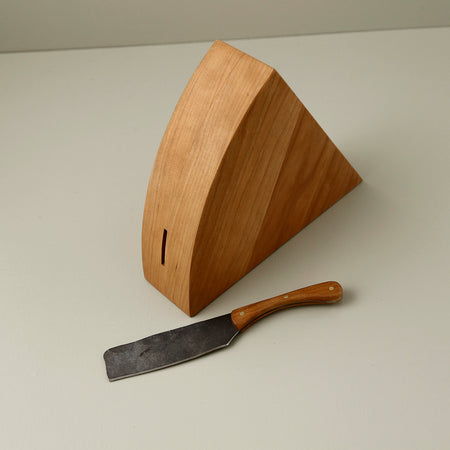 Cheese Block with Knife / Cherry
