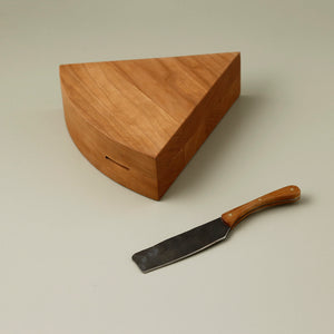 Cheese Block with Knife / Cherry