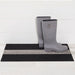 Chilewich Shag Rugs / Relay Stripe / Coal