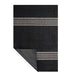 Chilewich Shag Rugs / Relay Stripe / Coal
