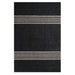 Chilewich Shag Rugs / Relay Stripe / Coal