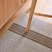 Chilewich Shag Rugs / Relay Stripe / Ivory