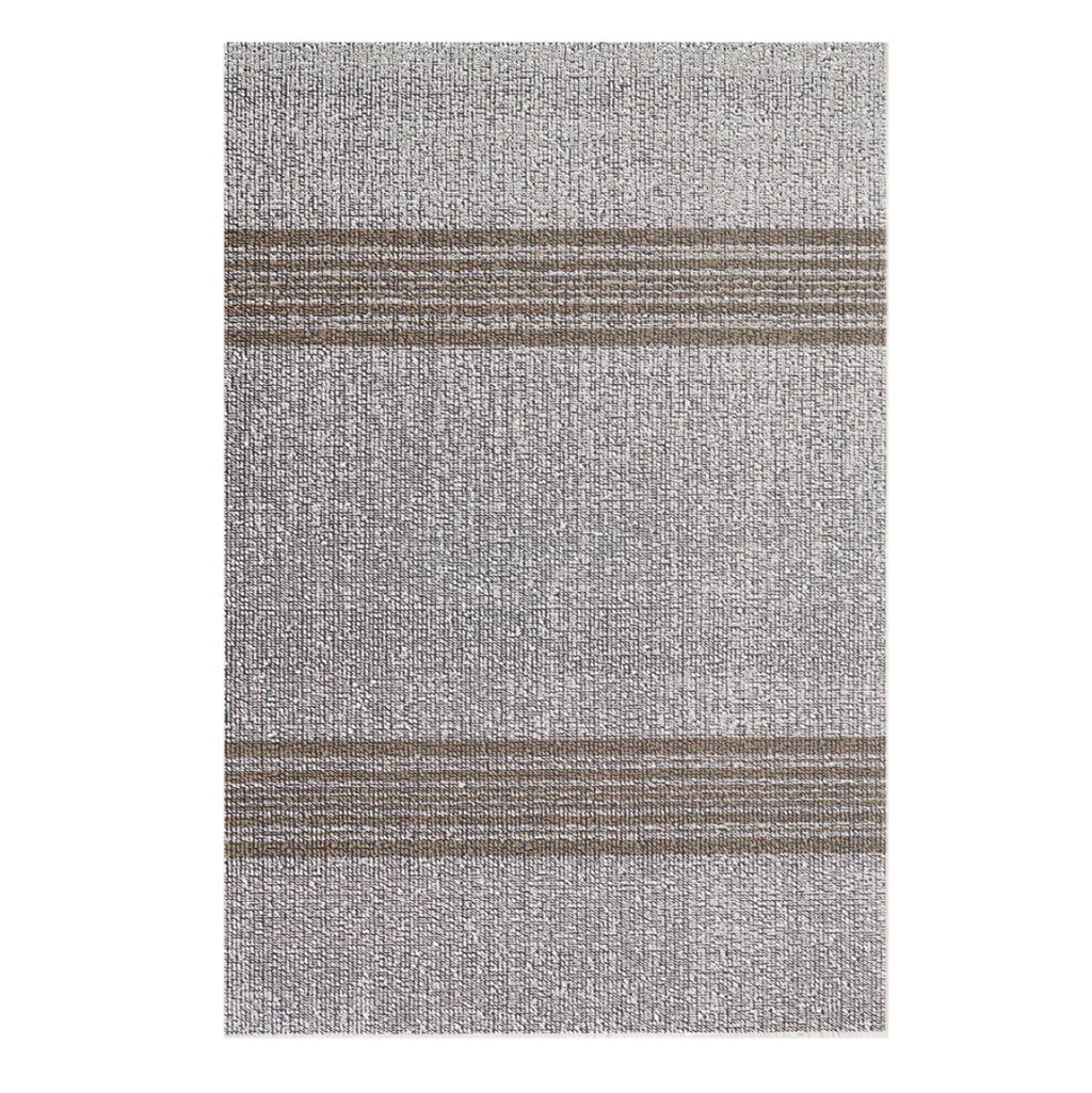 Chilewich Shag Rugs / Relay Stripe / Ivory