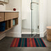 Chilewich Shag Rugs / Bolt Stripe / Raspberry