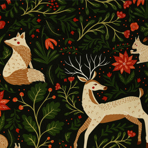 Christmas Forest Table Runner 16 x 80"