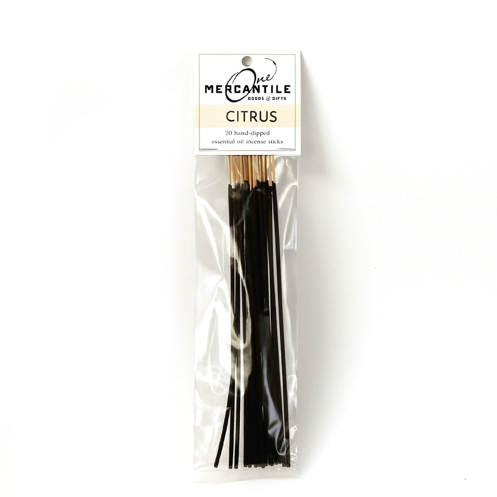 Essential Oil Incense Sticks 11" / Citrus