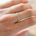 Coin Disc Sterling Stacking Ring