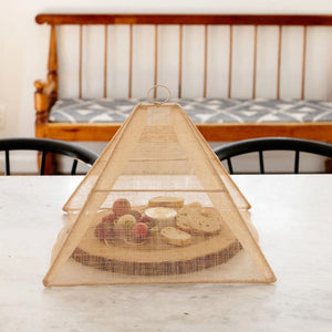 Collapsible Woven Food Tent / Small / Rose