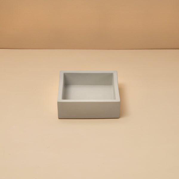 Concrete Napkin Holder / White
