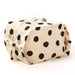 Baggu 3D Large Zip Pouch / Cream Dots