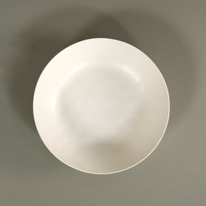 Organic Cream Melamine Low Bowl