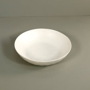 Organic Cream Melamine Low Bowl