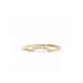 Arched Crown Gold Ring