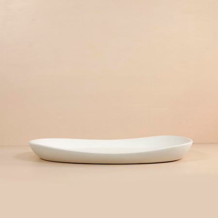 Dadasi Oval Platter / White Mini