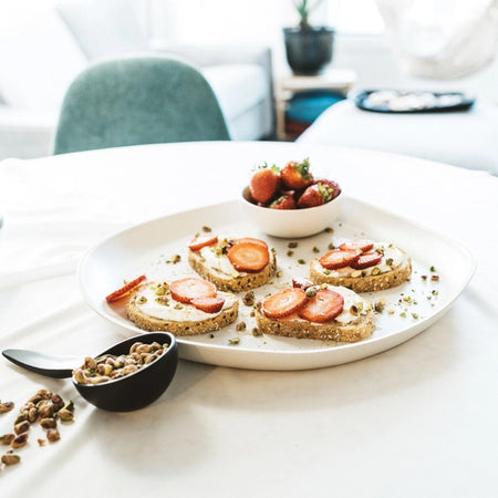 Dadasi Round Platter / Matte White