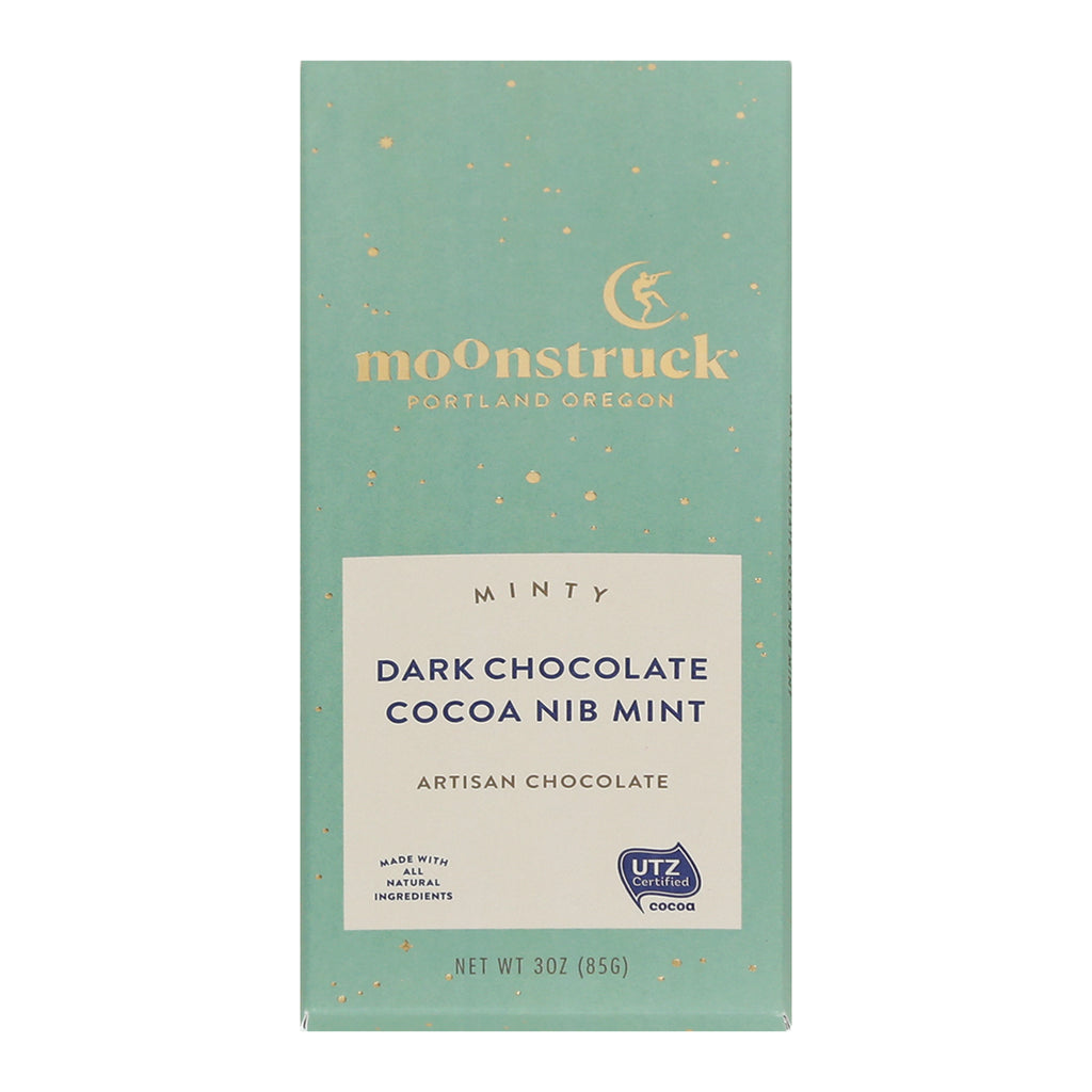 Moonstruck Chocolate / Dark Chocolate Cocoa Nib Mint