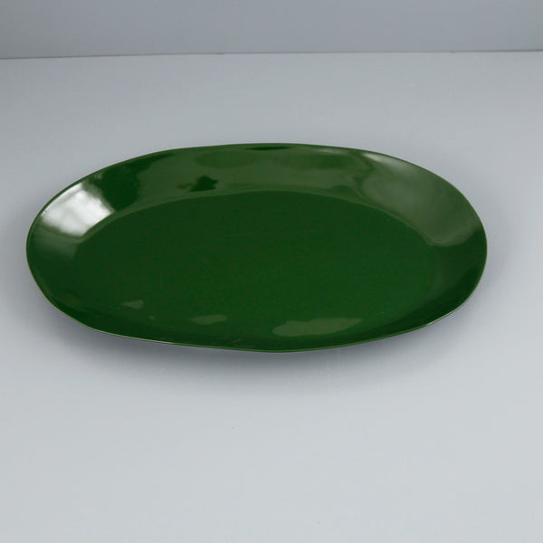 Davistudio Large Oval Platter / Forest Green