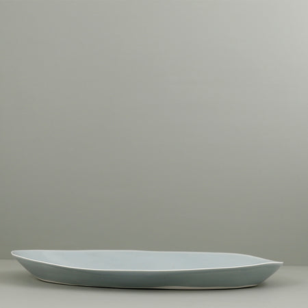 Davistudio Large Oval Platter / Iceberg